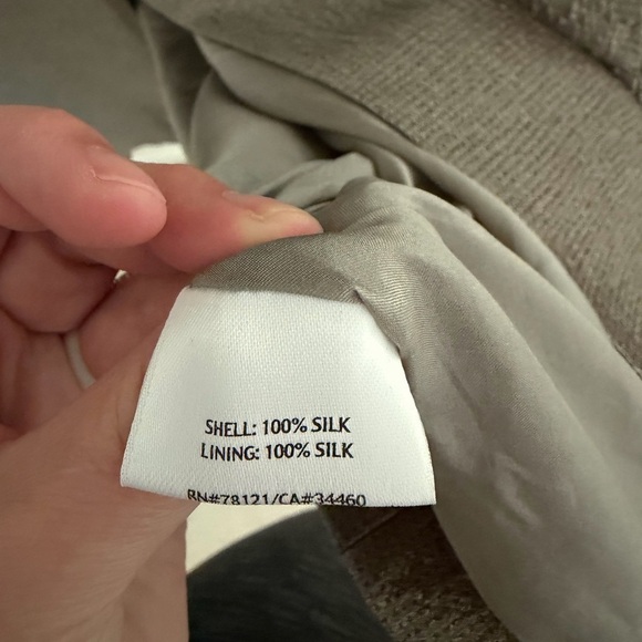 NWT Eileen Fisher Ladies Charcoal Silk Jacket - Picture 9 of 11